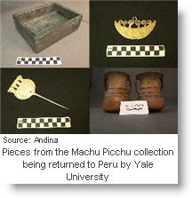Yale to return all Machu