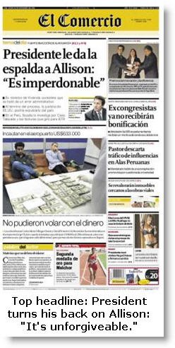 headlines-elcomercio-nov-26-09