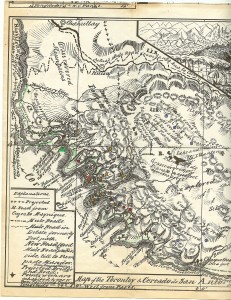 Augusto R. Berns' 1881 map of his Torontoy property