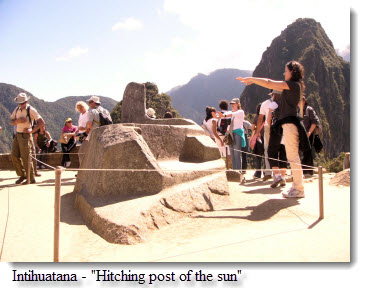 Intihuatana - "Hitching Post of the Sun" 