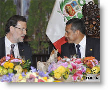 Rajoy and Humala 2013