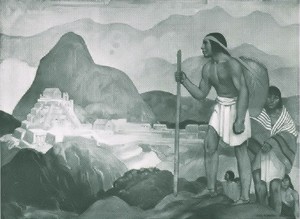 Mural of the Inca - Logan Museum of Anthropology, Beloit College