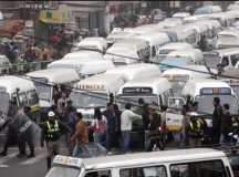 Lima worst air pollution in Latam (image public transportation in Lima)