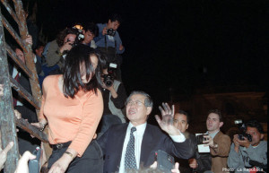 Keiko Fujimori having trouble distancing her candidacy from father's authoritarian regime