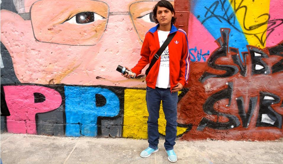 PPK Graffiti artist in La Victoria