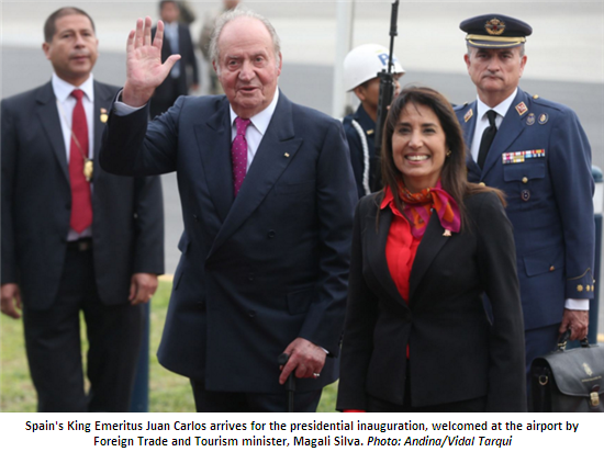 PPK inauguration - King Juan Carlos
