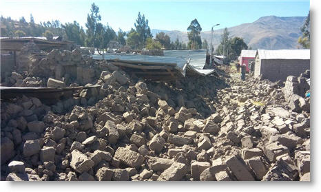 Colca - earthquake houses