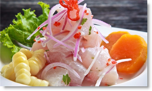 Peruvian ceviche