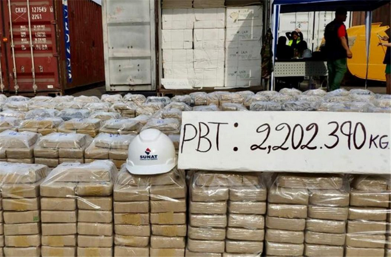 Two tons of cocaine seized in Callao