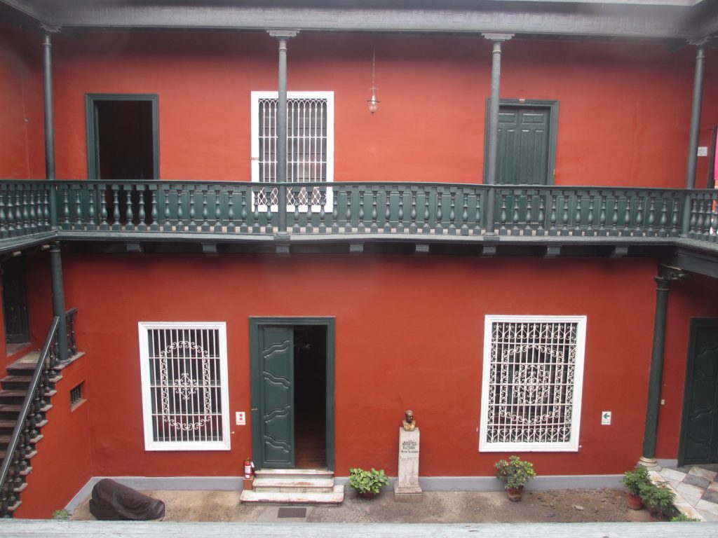 Beautiful patio of the Casa Riva Agüero Museum of Popular Art &amp; Traditions on Jr Camaná 549