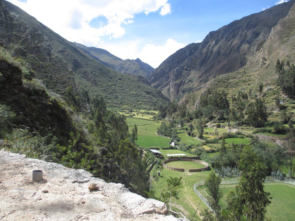 The beautiful Llamac valley.