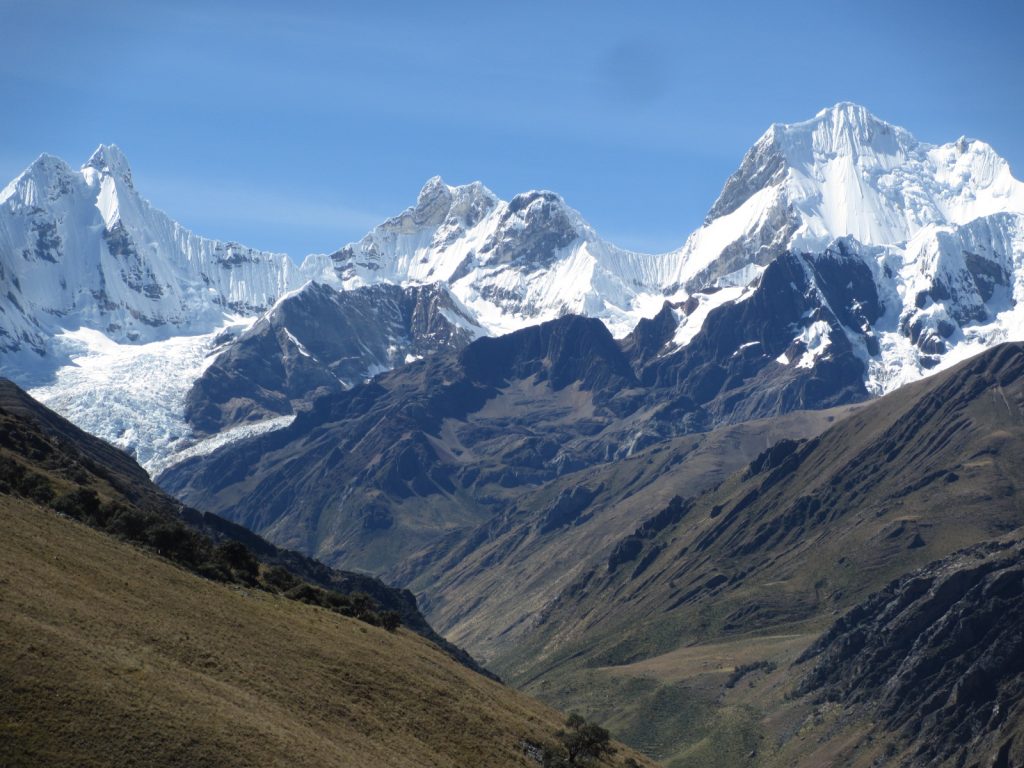 My best reward: another sight of the mighty Cordillera Huayhuash.