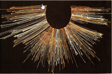 The Quipu was a system of knotted cords used by the Incas to record and convey administrative data.