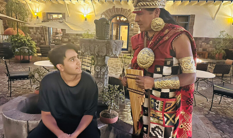 Author Paarth Mathur in Cusco